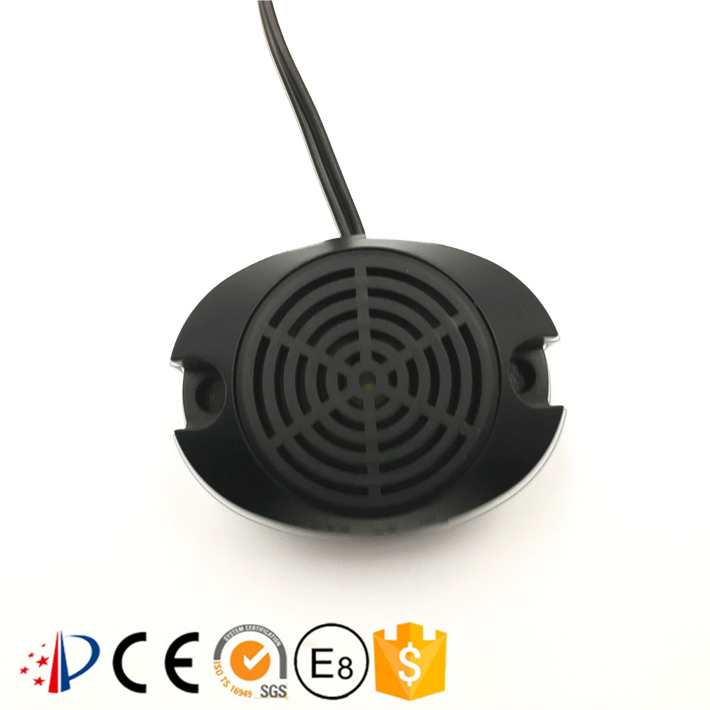 Car Reverse Backup Parking Sensor Radar System Buzzer Beeps Detection Distance30~150CM Waterproof Sensors 22mm Diameter 23M Cable 8 Packs