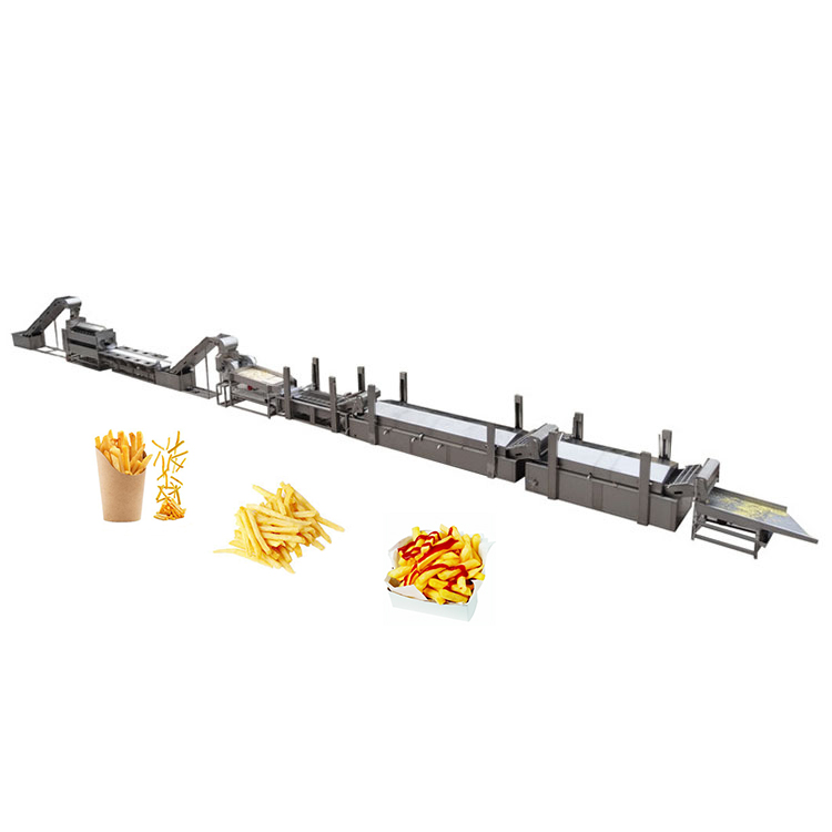 Full- Automatic Fried Potato Chips Production Line / French Fries Making Machine / Frozen Fries Processing Plant