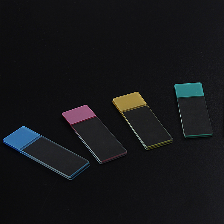 7109 Color Frosted Microscope Slides with Ground Edges