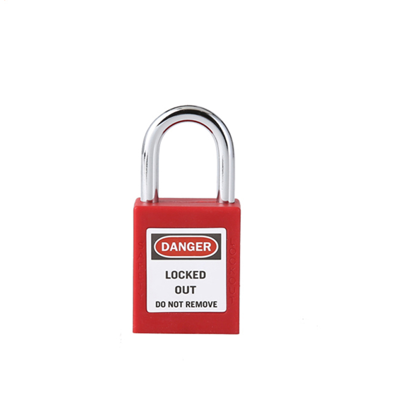 Industrial 25mm steel shackle safety padlock