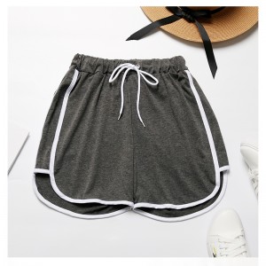 Ladies gym wear 100% cotton girl’s pants comfortable women’s shorts