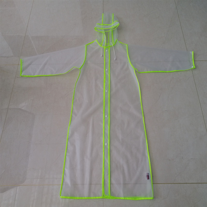 Environmental Friendly EVA Plastic Raincoat