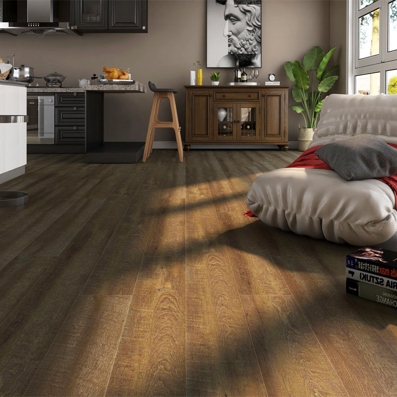 Hot-selling Dark Grey Oak Laminate Flooring -
 Easy Installation Rigid Plank – TopJoy