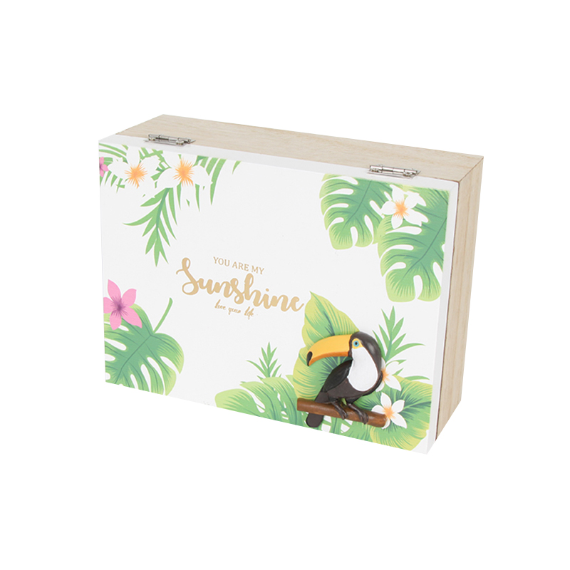 Toucan Design Wooden Jewelry Organizer Box