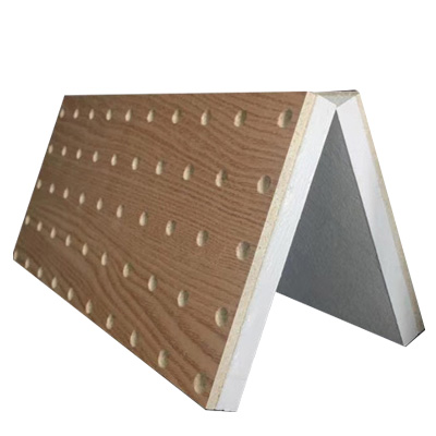 Fire Resistant Ceiling Perforated Fiber Glass Ceiling Tile