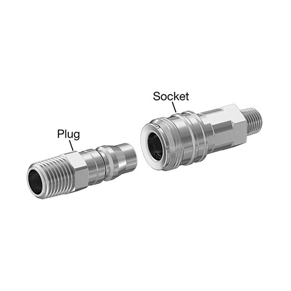 Tru-Flate Quick-Disconnect Hose Couplings for Air