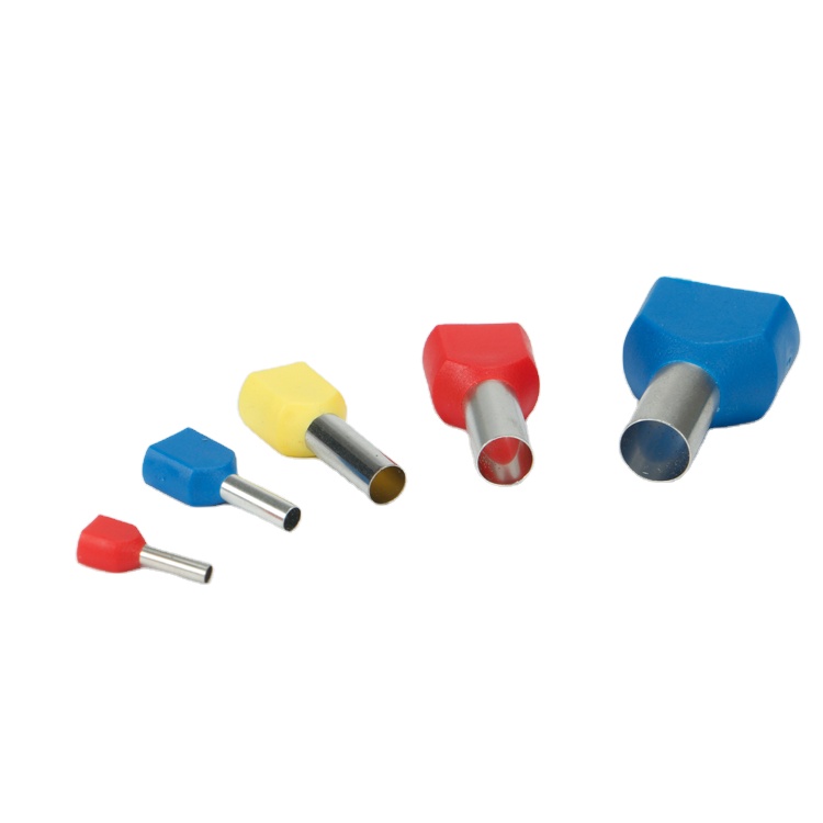 TE Series Nylon Insulated Terminals Insulated twin cord end terminals copper tube