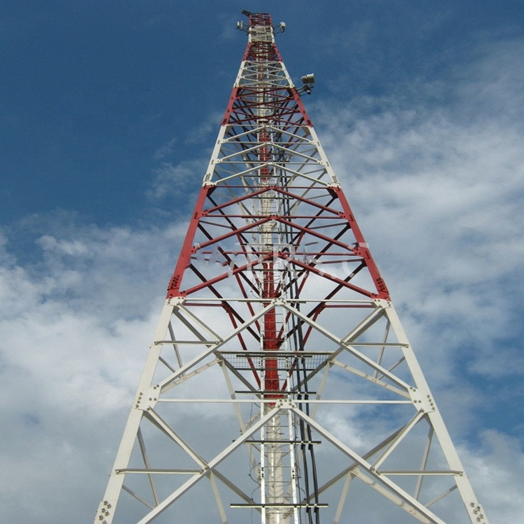 25m 3-Legs Lattice Steel Angular Telecommunication Tower