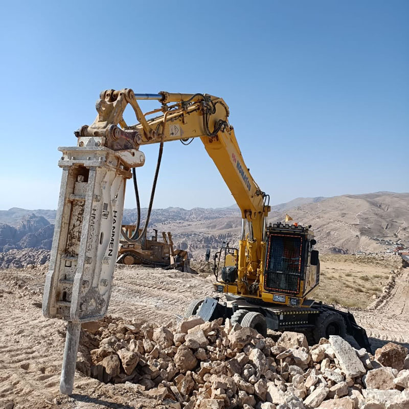 Open Top Type Hydraulic Breaker for demolition building