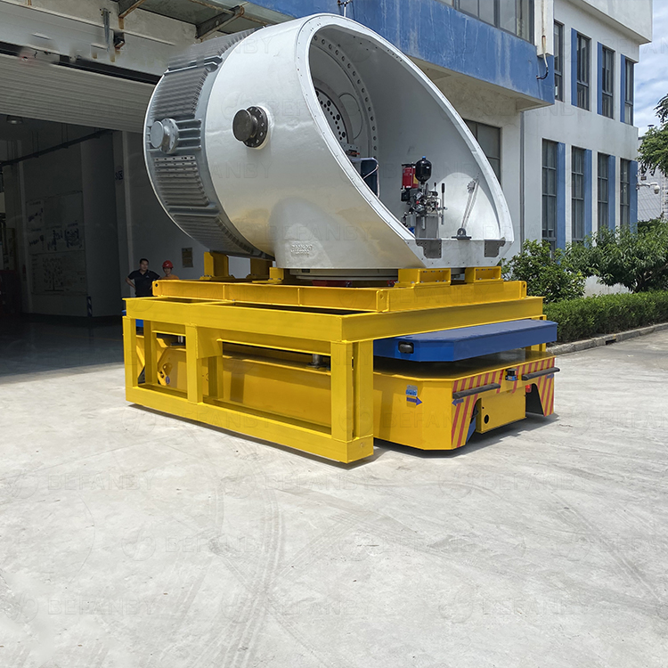 50T Plant Use Battery Trackless Transfer Cart