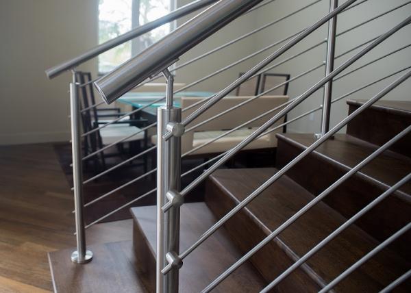 Reasonable price China Stair Railing for 304 Stair Stainless Steel Rod Railing