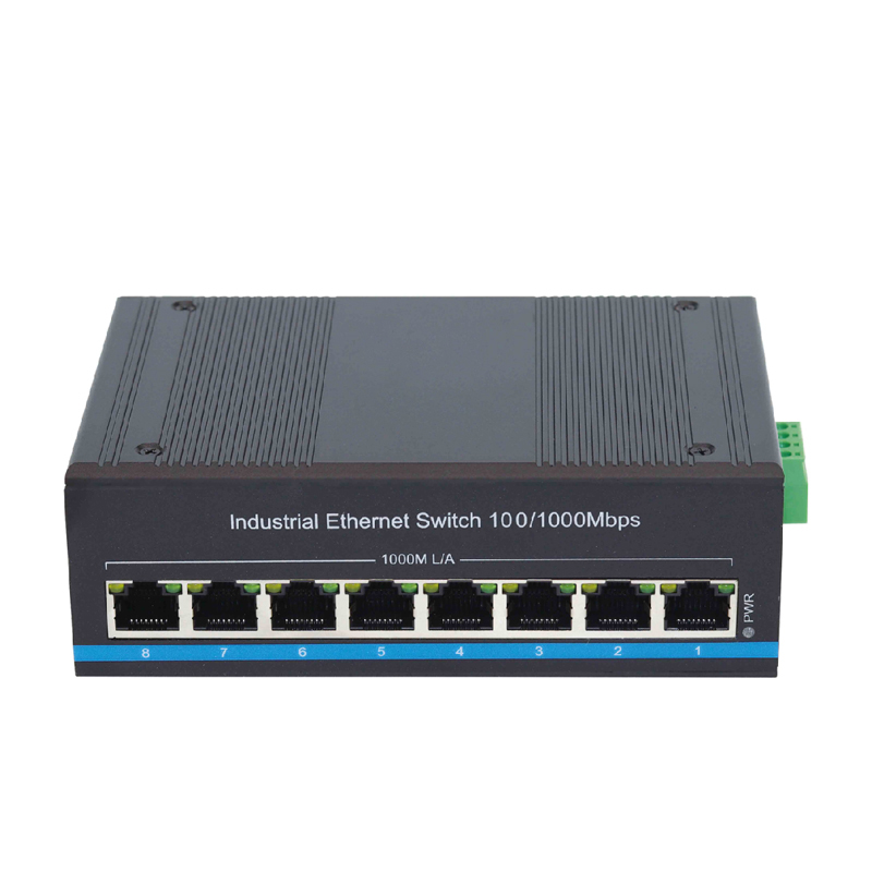 Industrial grade 8-port Gigabit Ethernet switch