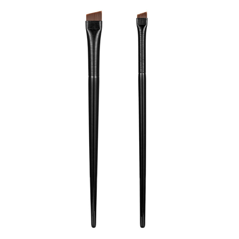 Private Label Single Makeup Brush Eyebrow Brush Soft Synthetic Hair Fine Angled Eyeliner Brush