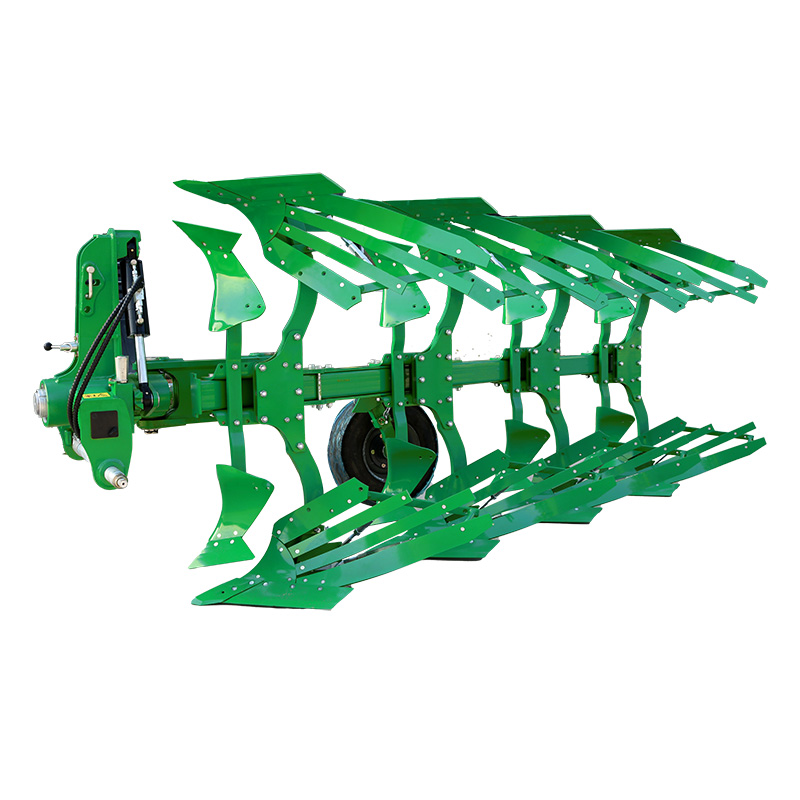 Hydraulic reversible plow with adjustable working width