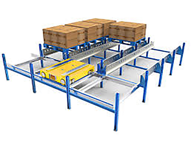 Cold chain storage industrial automated pallet shuttle systems