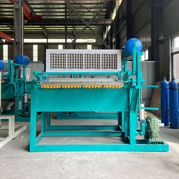 Automatic paper pulp egg tray production line / waste paper recycle used egg tray machine / small machine making egg tray