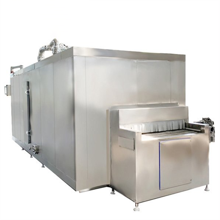 High-speed impact IQF tunnel freezer