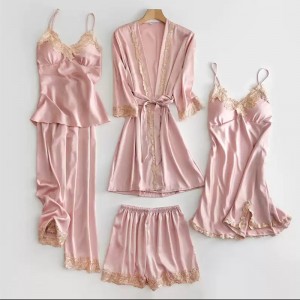 Sexy Women Five-piece Pajama Suits EIT-062