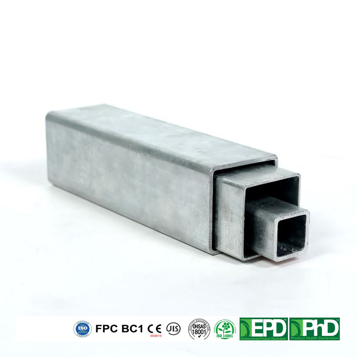 Hot galvanized square tube whole sale manufacturer