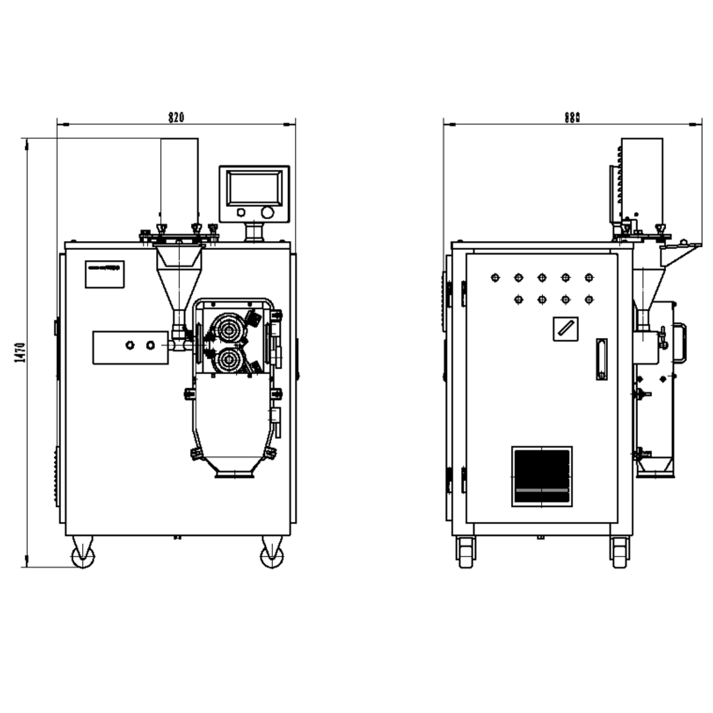 GZL100 dry granulator for pharmaceutical industry