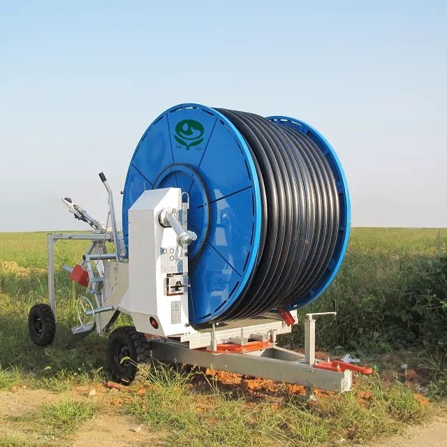 Reel sprinkler machine