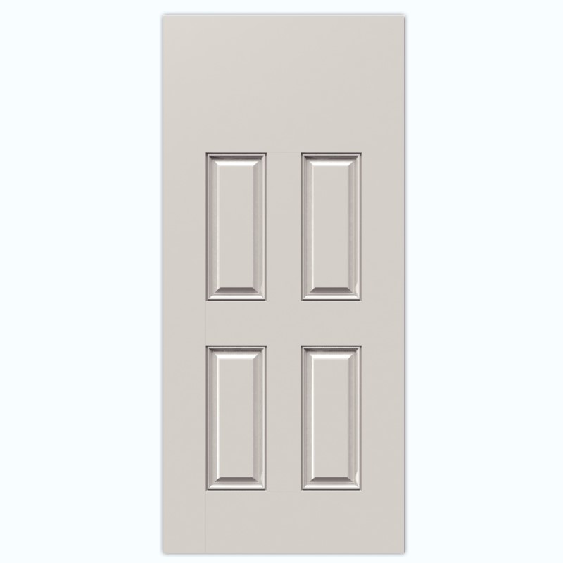 4 Panel Blank Top Fiberglass Door