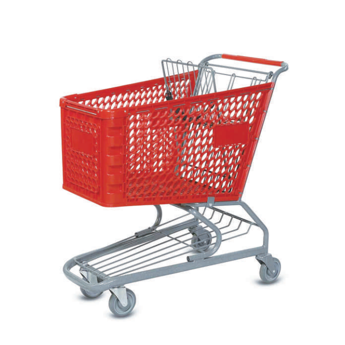 Plastic Shopping Cart YD-P