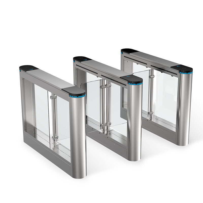 China Supplier Access Control System Swing Barrier Turnstile Gate with Large Wide Passage Acrylic Wing Arm for School