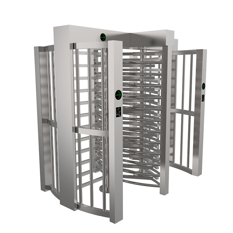 Face Recognition Full Height Turnstile Intelligent Access Control System Swing Turnstile for School Community