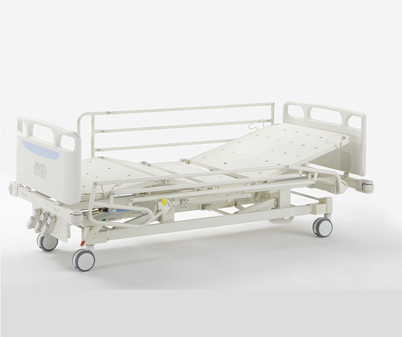 Three Crank Manual Hospital Bed