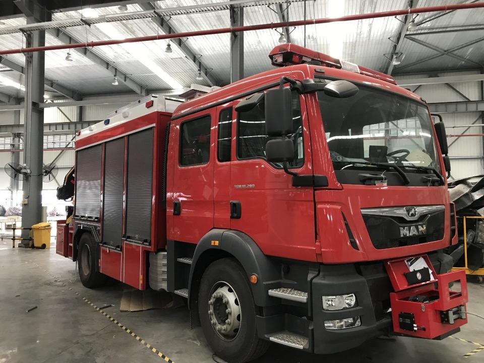 High quality  Rescue Fire Engine German MAN emergency rescue fire truck