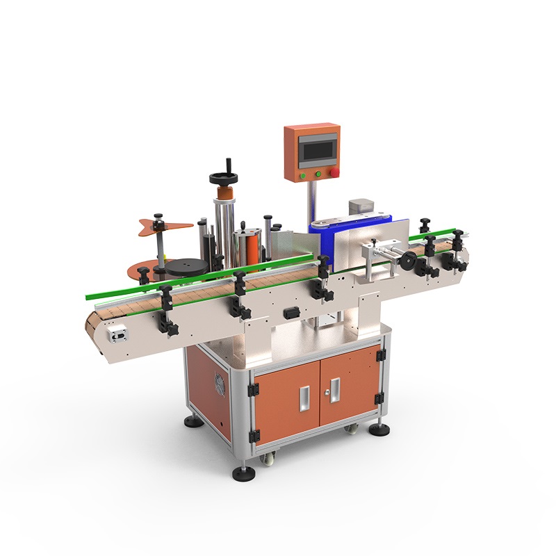 Automatic round bottle labeling machine