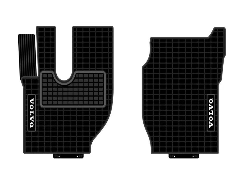 Hot Sale custom heavy Latex trunk mats rubber floor mats fit for Volvo FH (2pcs)