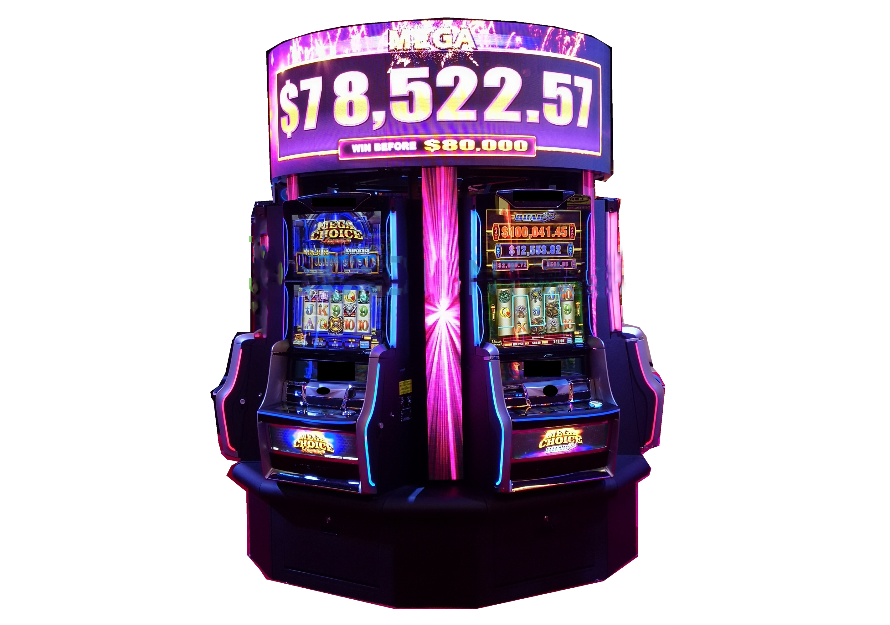 Round LED Display for Slot Machine