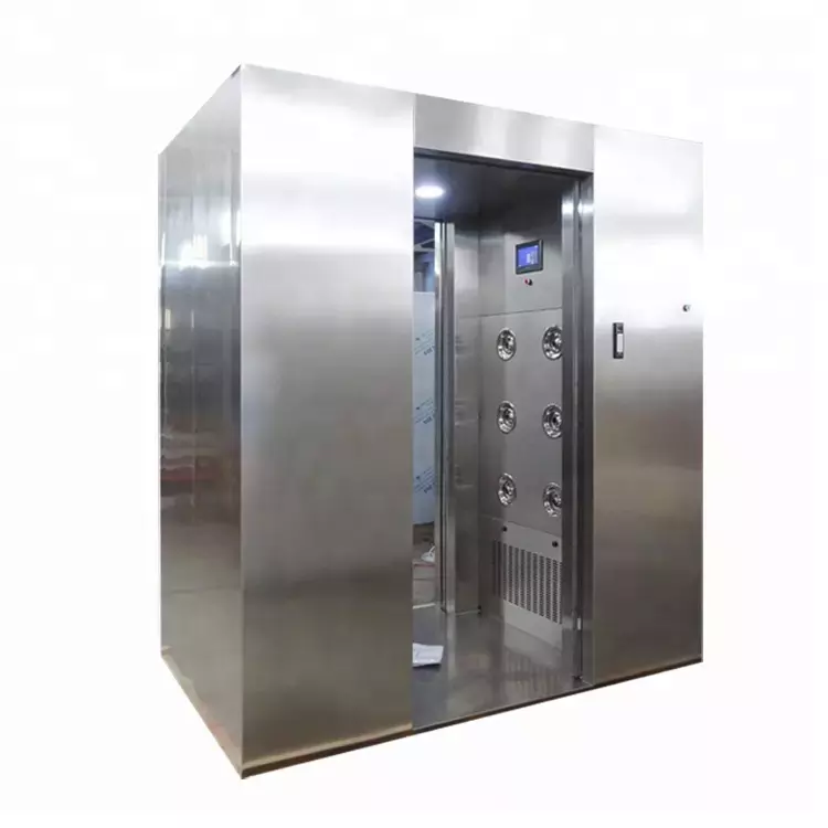 Modular clean room intelligent auto siding door air shower