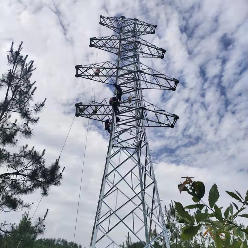 Factory Price Hot-Dip Galvanized Steel Tower Transmission Tower