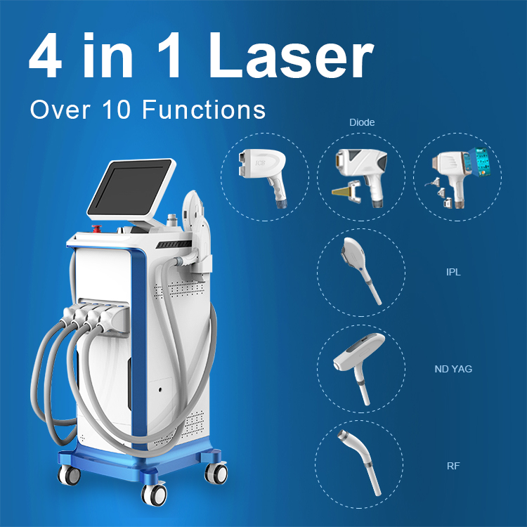 Multifunctional Laser opt shr ipl RF Laser Hair Removal Skin Treatment