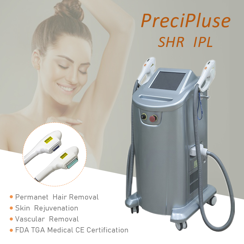 Painless 2 in 1 SHR IPL Hair Removal Laser Machine Hair Removal Skin Rejuvenation  FDA TGA CE Approved