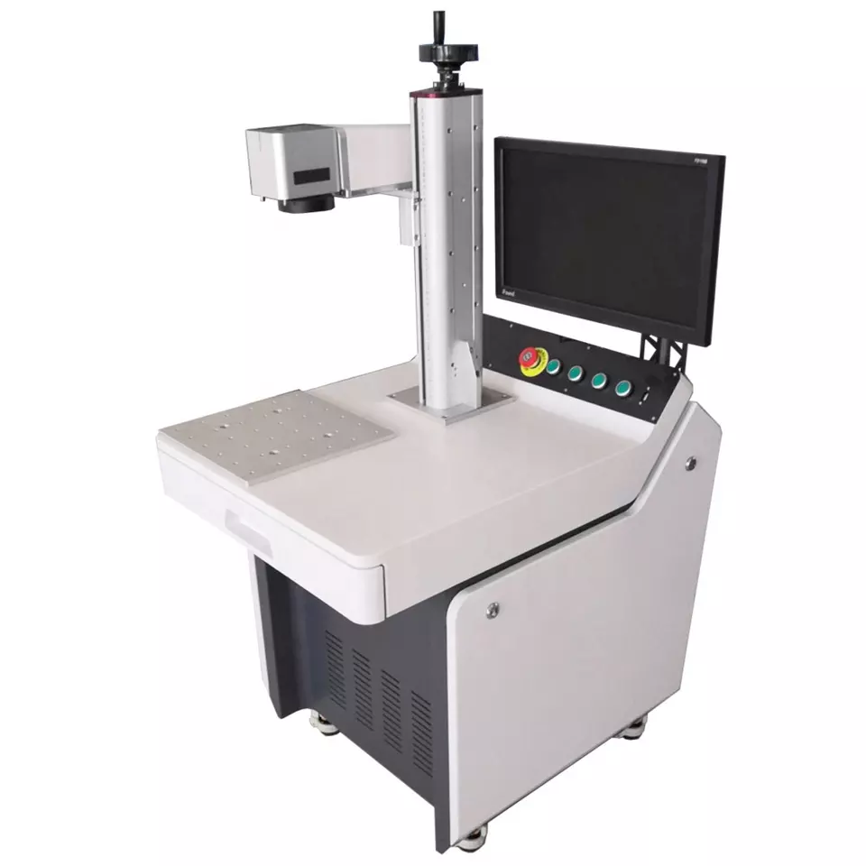 Cabinet integrated fiber laser marking machine