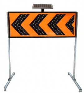 Traffic Diversion Solar Warning Light