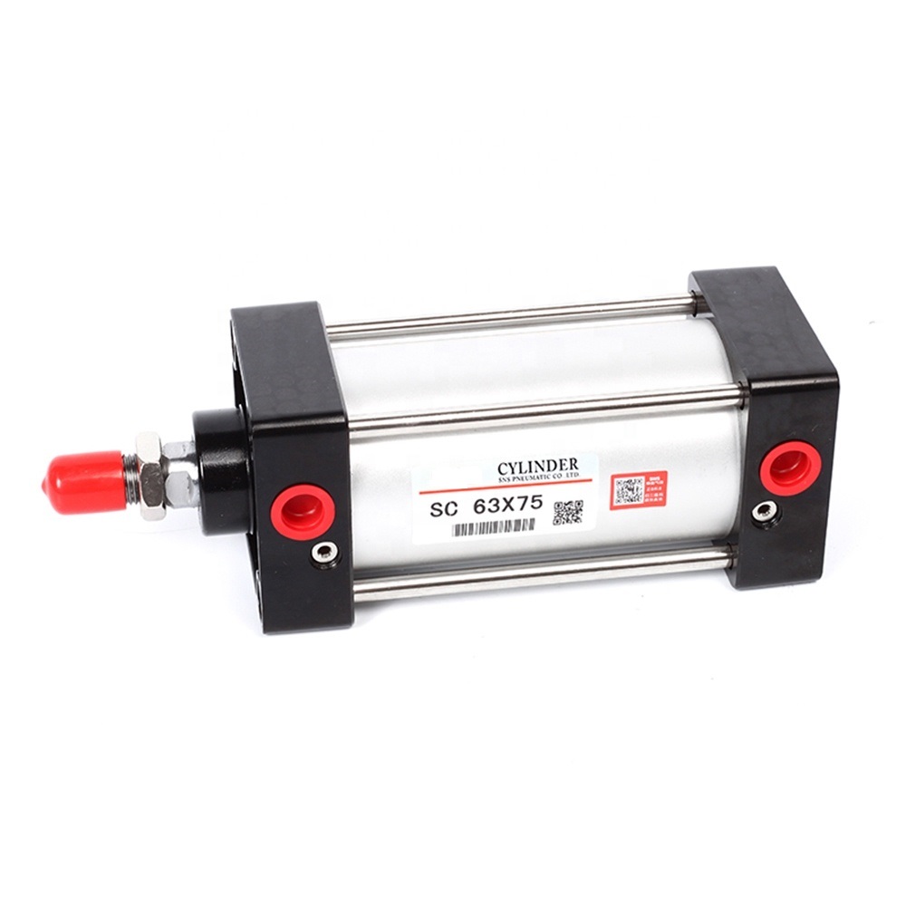 SC Series aluminium alloy double/single acting standard pneumatic air cylinder with PT/NPT port