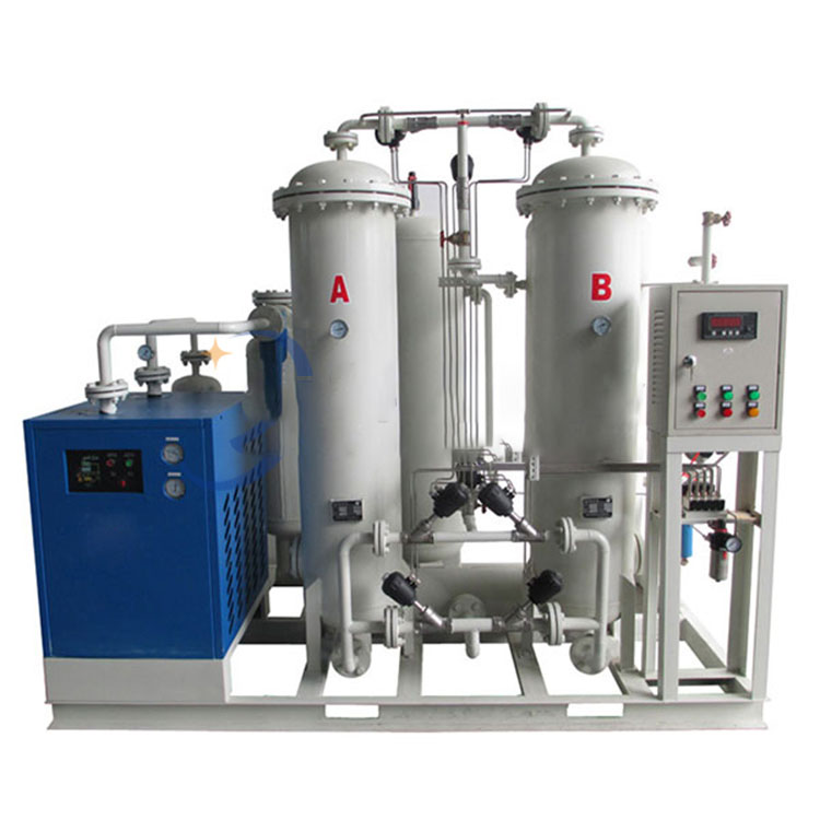 Pressure swing adsorption nitrogen / oxygen production structure process