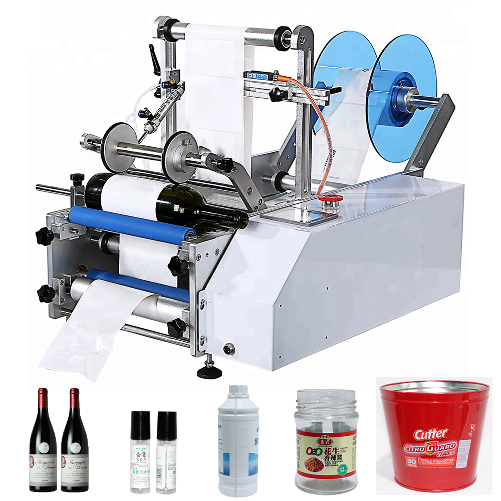 FK603 Semi-Automatic Round Bottle Labeling Machine
