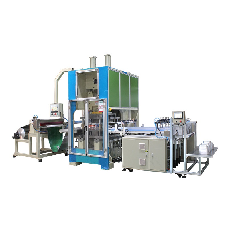Fully automatic aluminium foil container production line