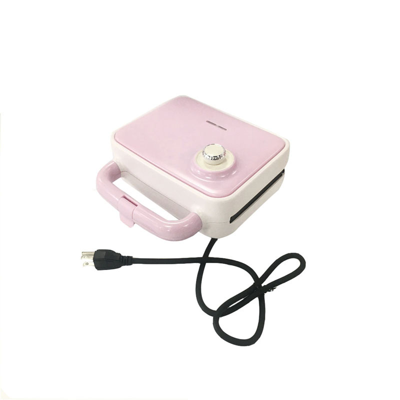 3 in 1 Cute Pink Color Changeable Multifunction  Waffle Sandwich Maker F37