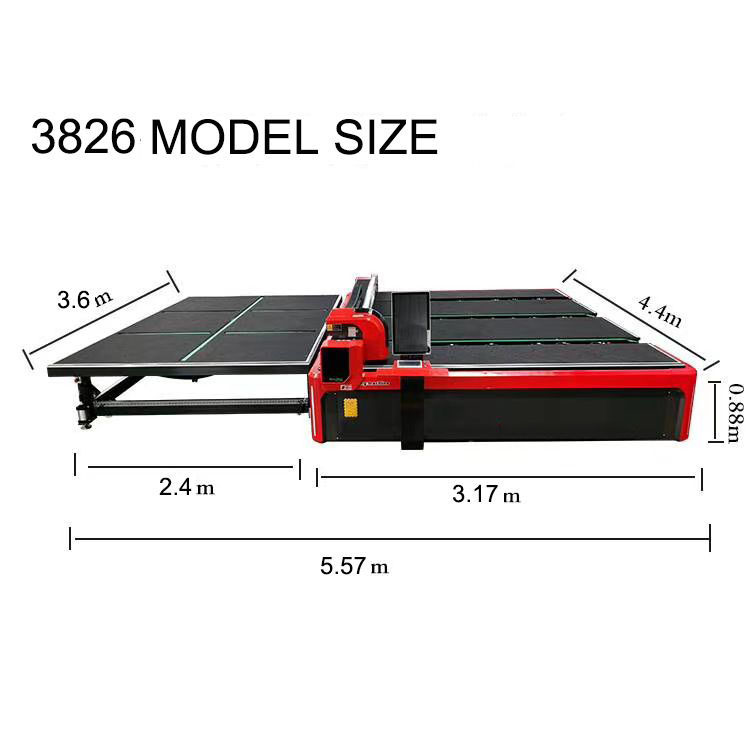 3826 Automatic glass cutting line