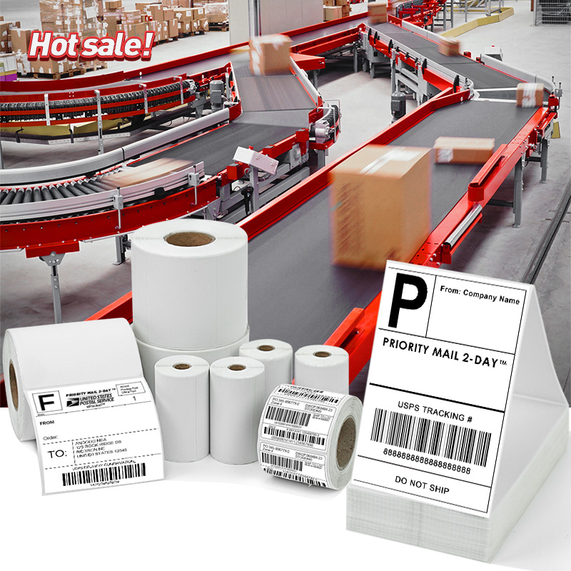 Jumbo Roll Self Adhesive Direct Thermal Label BOPP PVC PET LABEL