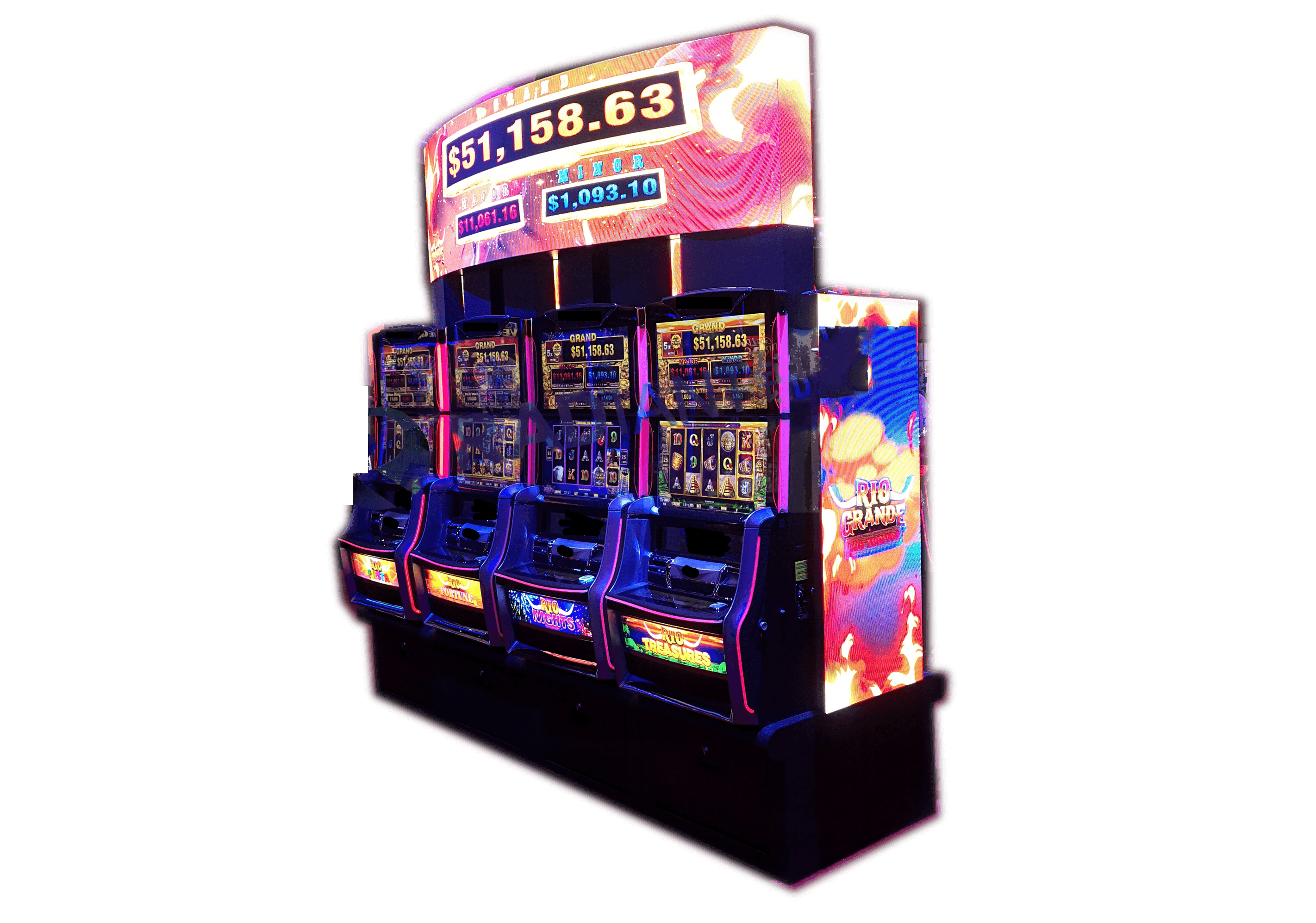 Ellipse LED Display for Slot Machine