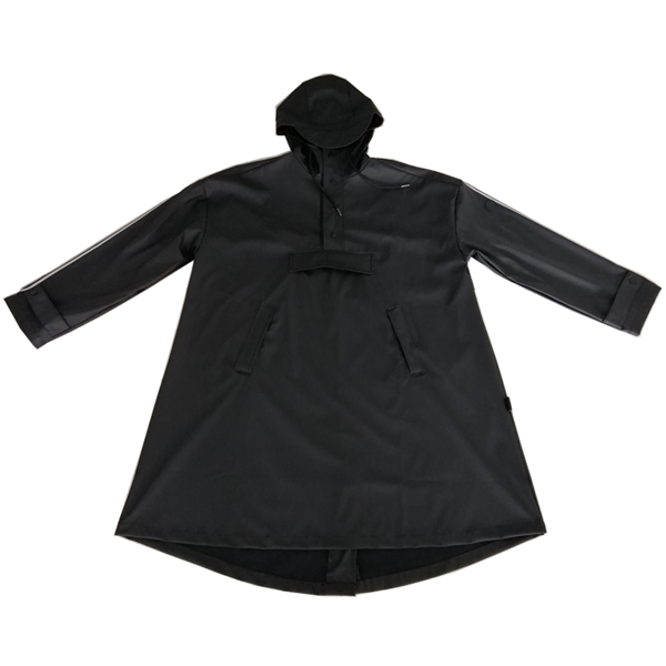 40% Polyester 60% PU waterproof raincoat with customized logo printing