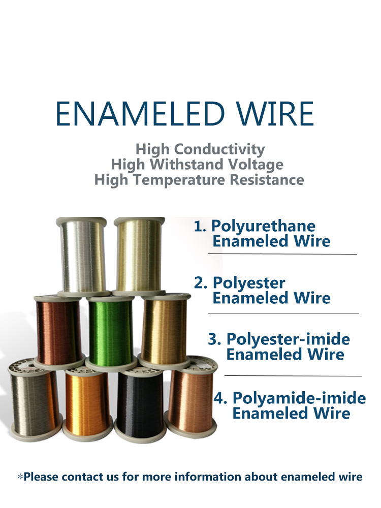 High Quality Thermostability Enameled Wire for Motor Winding 